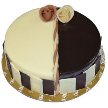 Send 2.2 Pounds Twin Round Shape Cake By California Cake to Dhaka in Bangladesh