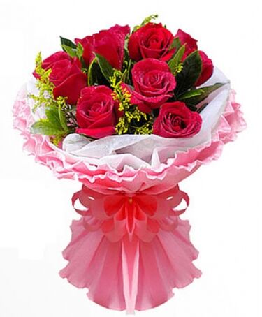 Send 12 Red Roses in Bouquet to Dhaka in Bangladesh